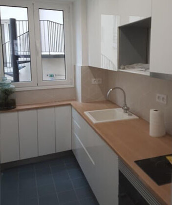 Cuisine après rénovation par Amenite