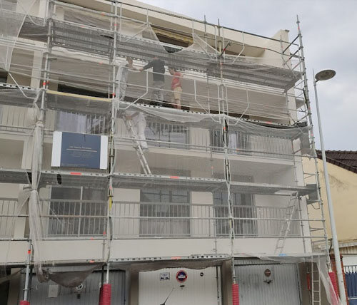 Façade rénovée par Amenite