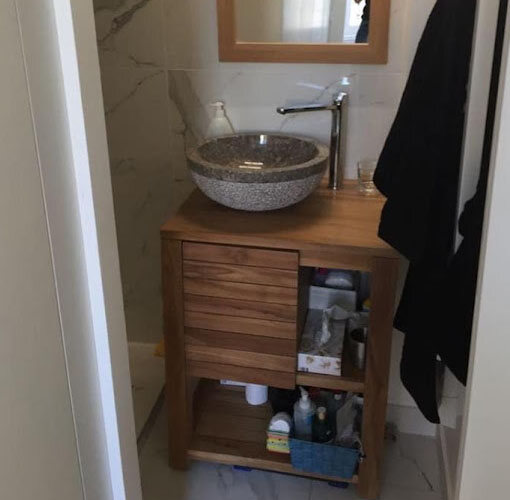 Meuble vasque – chantier Amenite