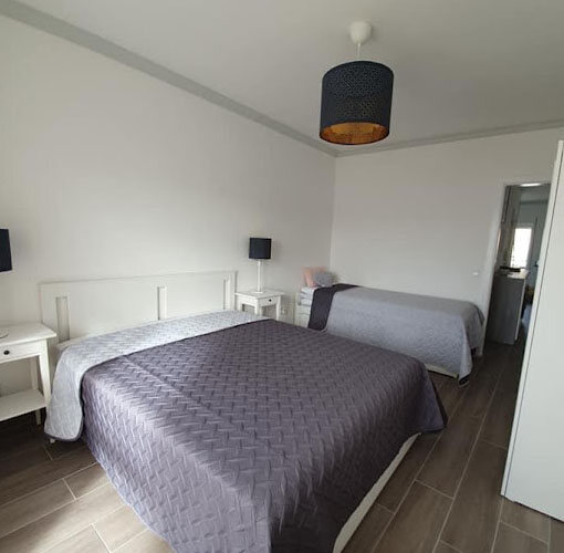 Chambre rénovée – chantier Amenite