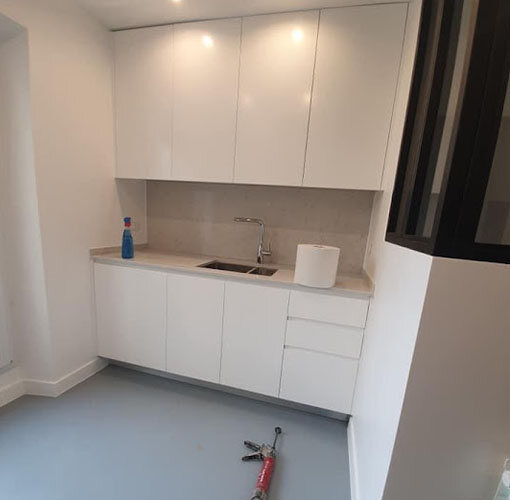 Rangements sur mesure – chantier Amenite