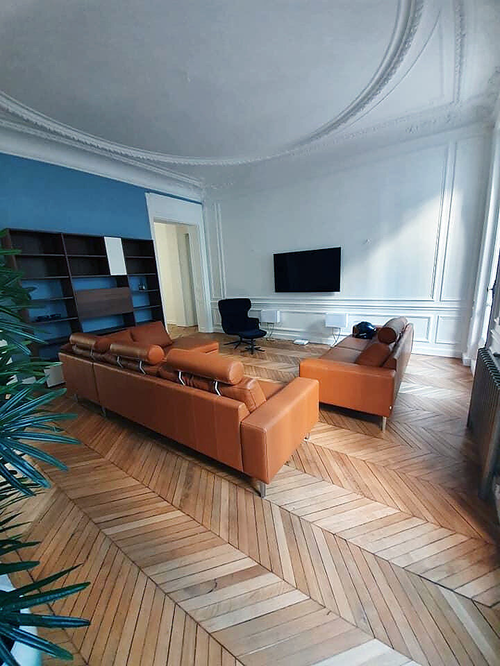 Salon haussmannien – chantier Amenite