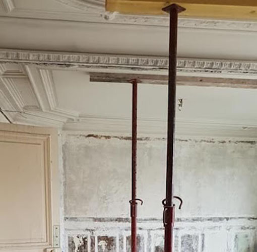 Chantier de rénovation en cours